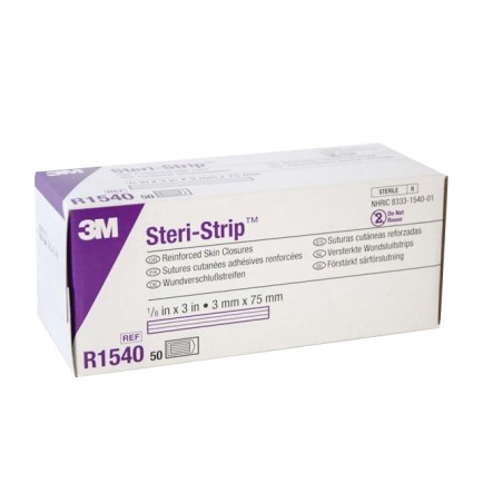 SUTURA STERISTRIP 3 X 5 X 75 T PUNTOS PAPEL