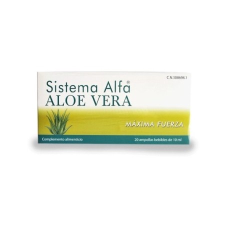 SISTEMA ALFA ALOE VERA AMPO BEBIBLES 20 AMP