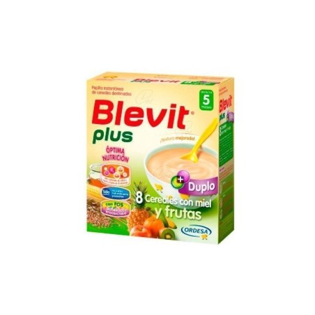 BLEVIT DUPLO 8 CEREALES+MIEL+FRUTAS