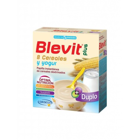 BLEVIT DUPLO 8 CEREALES+YOGURT 600G