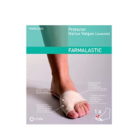 PROTECTOR JUANETES HALLUX VALGUS FARMALASTIC GEL T-GDE