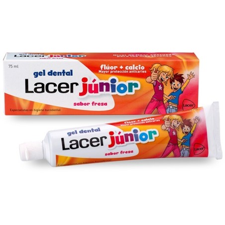 LACER JUNIOR GEL DENTAL 75 ML FRESA