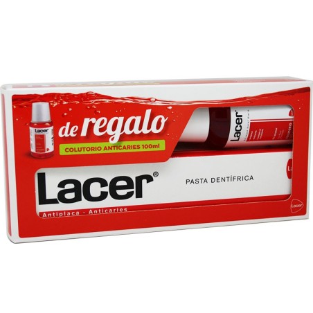 PASTA DENTIFRICA LACER 125 ML + REGALO