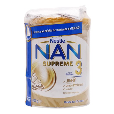 NAN 3 SUPREME CON BOLSITA MERIENDA DE REGALO 800G