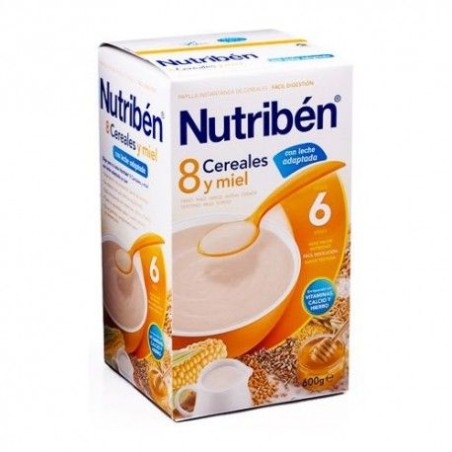 NUTRIBEN 8 CEREALES MIEL F/SECOS 600 GR