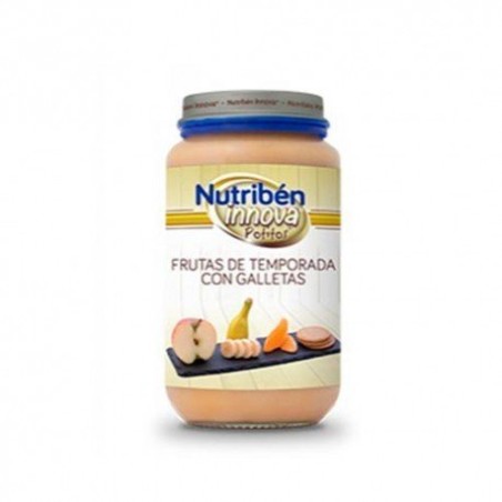 NUTRIBEN INNOVA FRUTAS DE TEMPORADA CON GALLETA POTITO 250 G