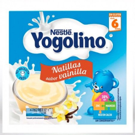 NESTLE YOGOLINO NATILLAS SABOR VAINILLA 100 G 4 TARR