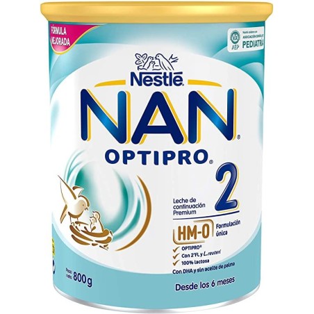 NAN 2 OPTIPRO LECHE LACTANTES DE CONTINUACION 800 G