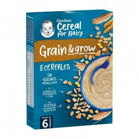 CEREALES GERBER 8 CEREALES 250G