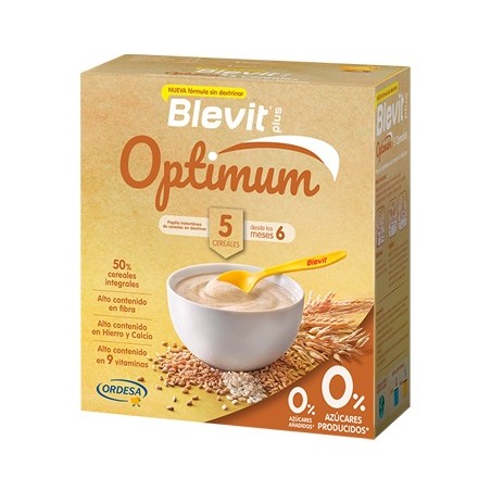 BLEVIT OPTIMUM 5 CEREALES 0% AZUCAR 400G