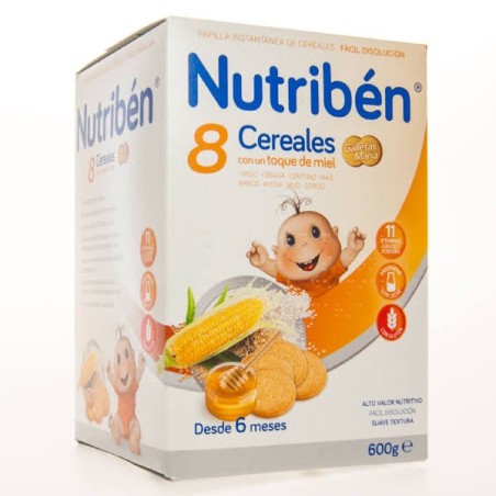 NUTRIBEN 8 CEREALES MIEL GALLE MARIA 600