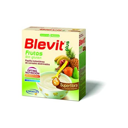 BLEVIT PLUS SUPERFIBRA FRUTAS SIN GLUTEN 600 G