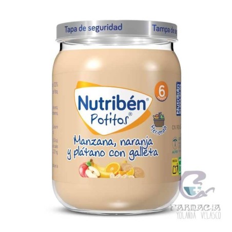 POTITO MERIENDA MANZANA NARANJA PLATANO Y GALLETA 190 GR