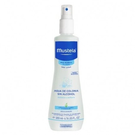 AGUA DE COLONIA BEBE SIN ALCOHOL MUSTELA 200 ML