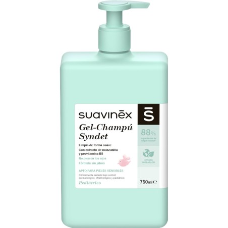 SUAVINEX PEDIATRIC GEL CHAMPU SYNDET 750 ML