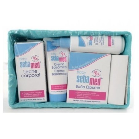 CANASTILLA AZUL SEBAMED BABY