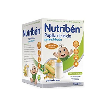 NUTRIBEN PAPILLA INICIO BIBERON S/G 600