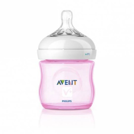 BIBERON PP NATURAL PHILIPS AVENT 125 ML ROSA