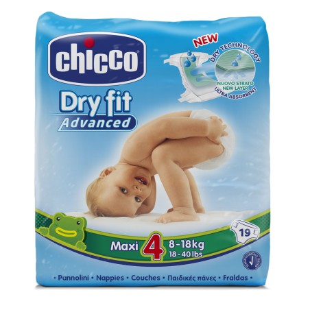 PAÑALES DRY MAXI CHICCO 8-18 K