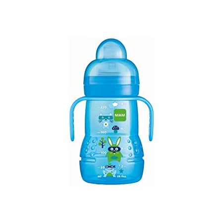 VASO APRENDIZAJE MAM TRAINER 220 ML AZUL D114