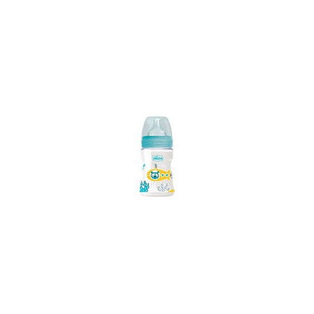 BIBERON PLASTICO T SILICONA CHICCO WELLBEING EDI 0M+ 150 ML FLUJO REGULAR