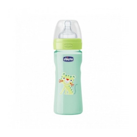 BIBERON PP T SILICONA CHICCO FISIOLOGICO FLUJO M 2M+ 250 ML UNISEX