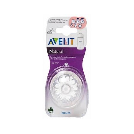 TETINA NATURAL FLUJO MEDIO +3 AVENT PHILIPS  SCF043/27