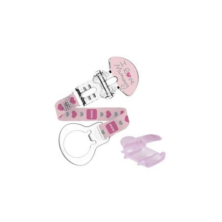 MAM CLIP IT & COVER ROSA S183