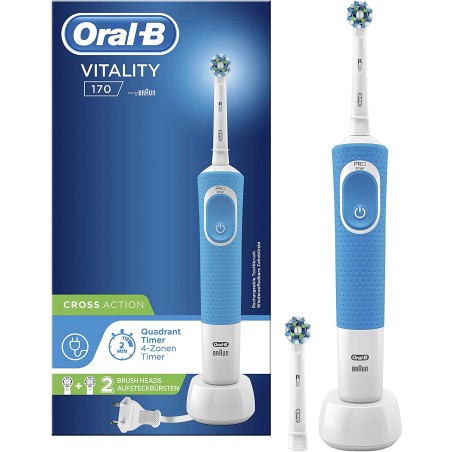 CEPILLO ORAL-B VITALITY CROSS ACTIO AZUL