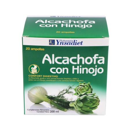 ALCACHOFA + HINOJO 20 AMPOLLAS YNSADIET