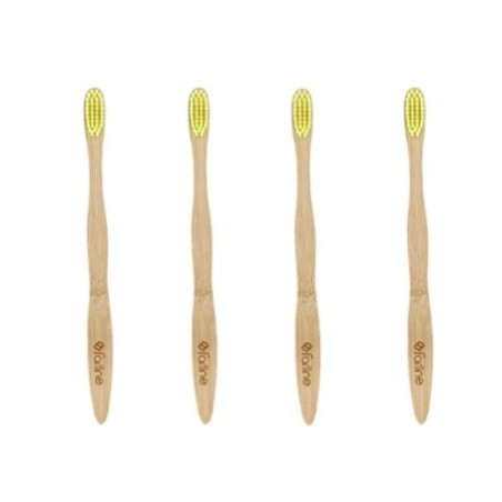 CEPILLO DE DIENTES DE BAMBU AMARILLO FARLINE