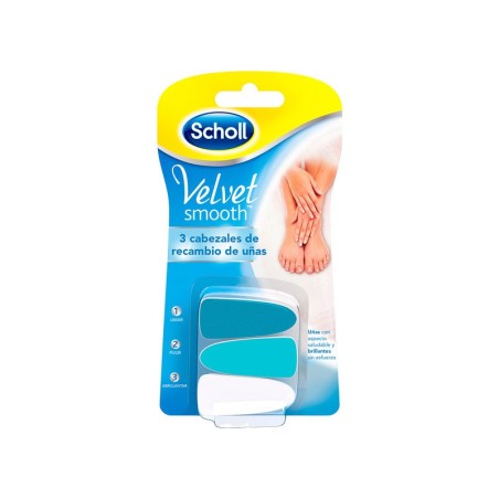 CABEZALES RECAMBIO UÑAS SCHOLL VELVET SMOOTH