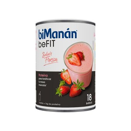 BIMANAN PRO BATIDO 18 FRESA HIPERPROTEICO