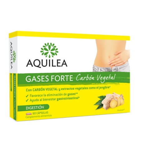 AQUILEA GASES FORTE CARBON VEGETAL 60CAPS