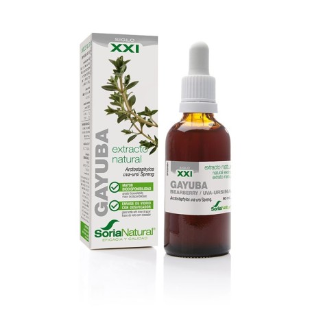 EXTRACTO DE GAYUBA XXI 50 ML SORIA NATURAL