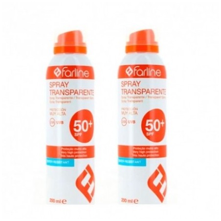 FARLINE DUPLO SPRAY TRANSPARENTE SPF 50 + 200 ML