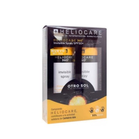 HELIOCARE 360 PACK DUPLO SPRAY INVISIBLE RESISTENTE AL AGUA SPF50