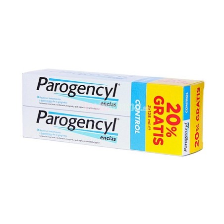 PAROGENCYL CONTROL PASTA DENTAL 125 ML 2 U