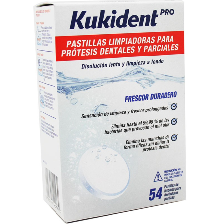 KUKIDENT  PASTILLAS LIMPIADORAS 54 UD