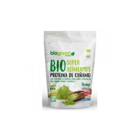 BIOGREEN PROTEINA DE CAÑAMO 250GR BAMBU