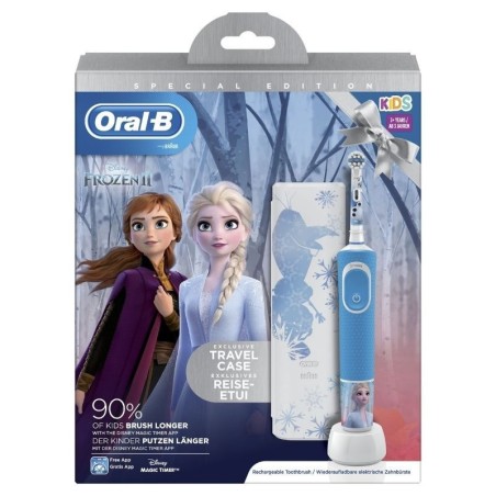 O-B CEPILLO RECAR FROZEN+ESTUCHE