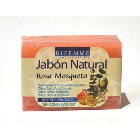 JABON ROSA MOSQUETA 100 GR BIFEMME YNSADIET