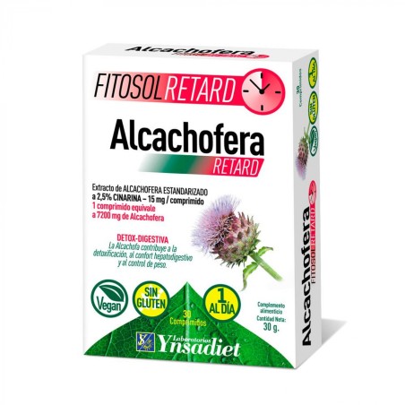 ALCACHOFERA FITOSOL RETARD 30 COMP YNSADIET