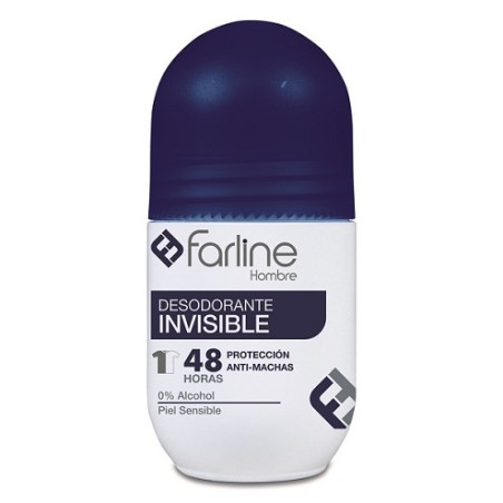 DESODORANTE INVISIBLE 48H 0% ACOHOL PIEL SENSIBLE FARLINE