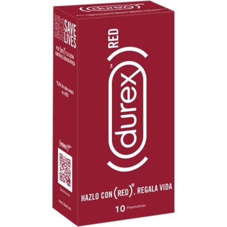 DUREX CONDOMS RED 10 PRESERVATIVOS