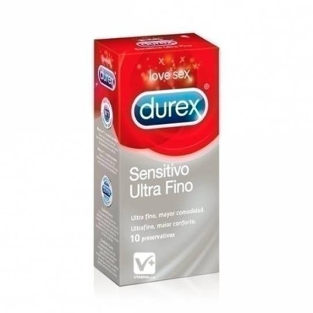 DUREX SENSITIVO ULTRA FINO PRESERVATIVOS 12 PRESERVATIVOS