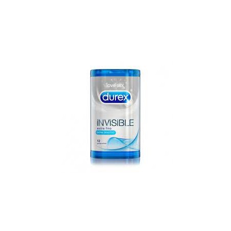 DUREX INVISIBLE EXTRA FINO EXTRA SENSITIVO PRESE 12 U