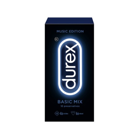 DUREX MUSIC EDITION BASIC MIX 6XNATURAL 4XCLASICO 10UD