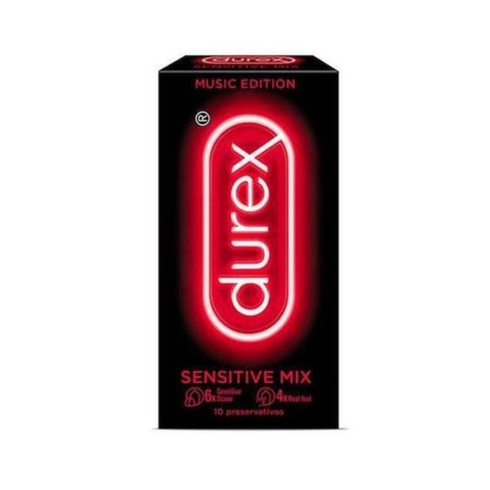 DUREX MUSIC EDITION SENSITIVE MIX 6XSENSITIVO SUAVE 4X REAL FEEL