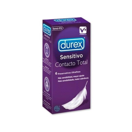 DUREX PROFILACTICOS CONTACTO TOTAL X 6